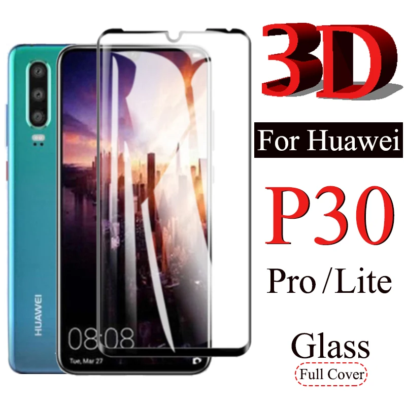 3D Защитное стекло для huawei p30 pro lite закалённое защитное стекло p30pro p30lite huavei huawey p 30 30pro 30lite светильник verre tremp с уровнем твердости 9h