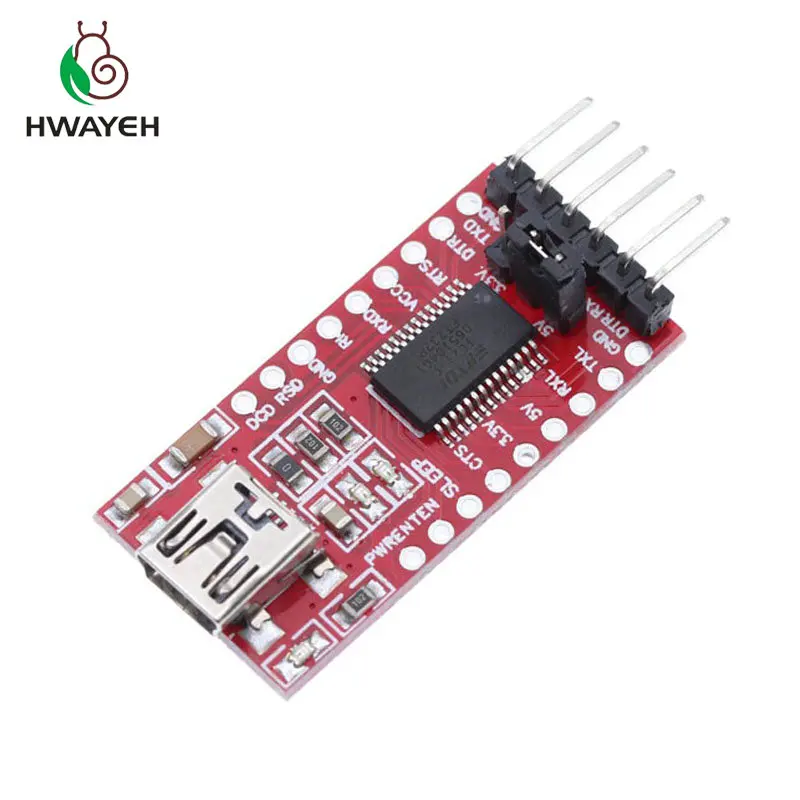 5 шт. FT232RL FT232 USB к TTL в 3 В кабель для скачивания модуль последовательного адаптера