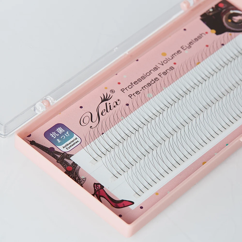 Индивидуальные русские объемные ресницы для наращивания 2D пучки ресниц длинный