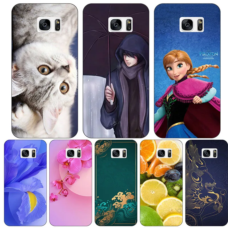 Милый Модный цветочный чехол для Samsung Galaxy S6 G9200 G920F Edge G9250 Plus G9280 с рисунком телефона