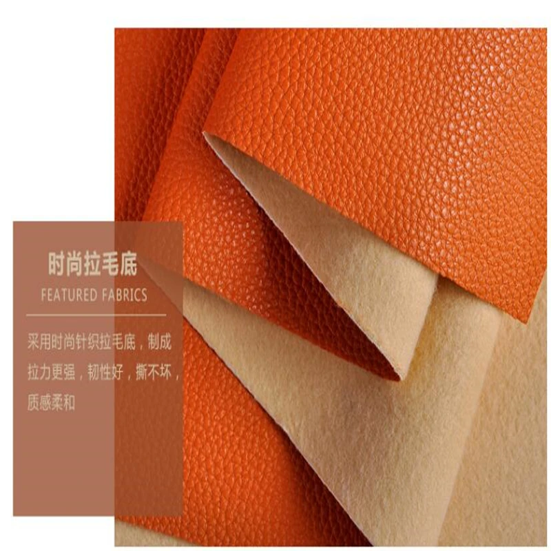 1pcs = 50cm * 138cm Faux Leather Fabric for Sewin Lychee PU artificial leather car bedside backpack decorative DIY material | Дом и сад