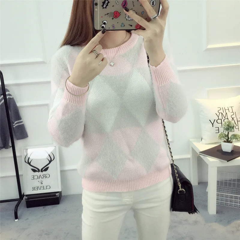 Новинка хит продаж свитер с рисунком торта женские пуловеры Осень-зима 2017 модный