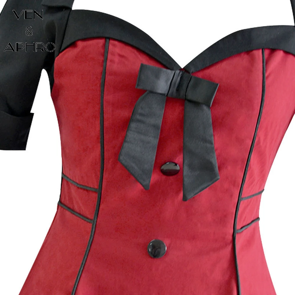 VA Винтаж платье Для женщин Туника элегантное 2017 складки осень vestidos Большие