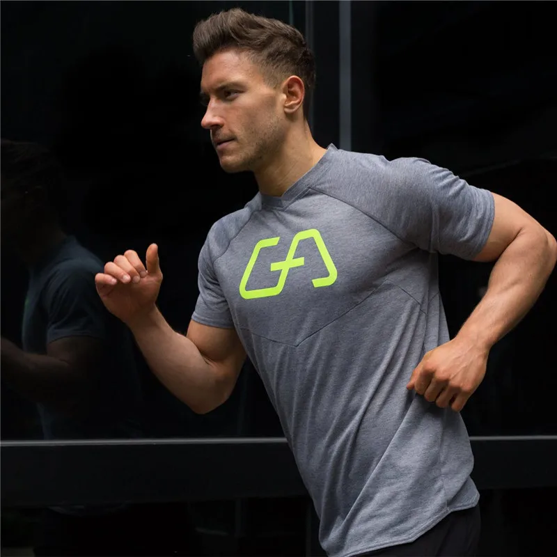 Для мужчин одежда 2018 Лето canter спортивные футболка Повседневная рубашка