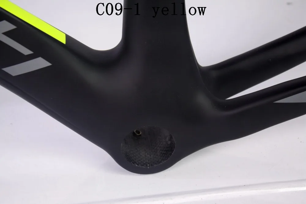 Ceccotti c09 1 желтый дешевая карбоновая рама дорожного велосипеда Toray (торэй) T1100 700C 42