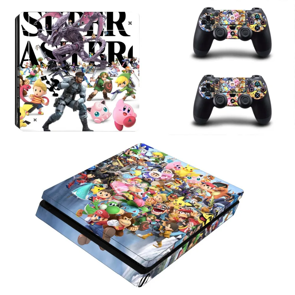 Для Playstation 4 PS4 тонкие наклейки консоль виниловая наклейка контроллеры скин