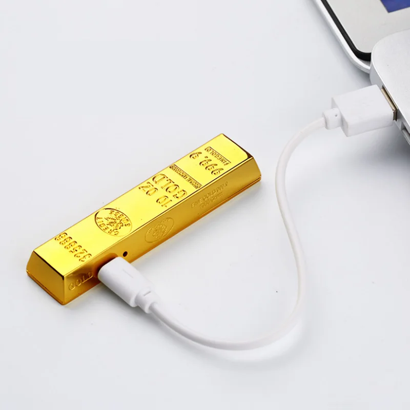 Мини Золотая usb-зажигалка, металлическая перезаряжаемая Электронная зажигалка, сигарета, турбо, зарядка от огня, электрический провод, ветрозащитный подарок для мужчин