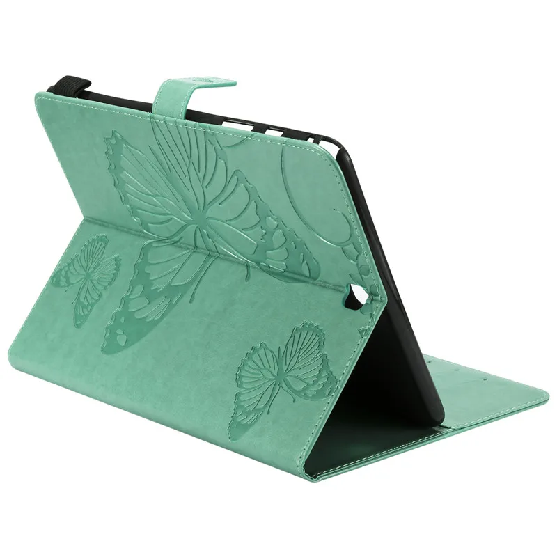 Wekays для samsung Tab A 9,7 T550 мультфильм бабочка кожаный чехол Funda для samsung Galaxy Tab A 9," T550 T555 чехол для планшета
