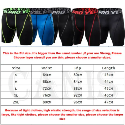 Летние Новые мужские повседневные шорты спортивные компрессионные базовые