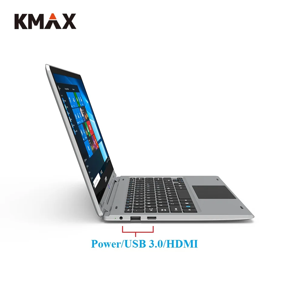 KMAX 11,6 дюймов Windows 10 планшетный ПК ноутбук Z8350 2 в 1 ноутбук FHD ips сенсорный экран HDMI USB 4 Гб 64 Гб Йога 360 rotable мышь