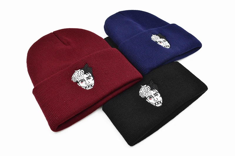 CLIMATE Xxx Rapper Beanie Hat Revenge, шапка с дредами, шапка бини для мужчин и женщин, вязанная зимняя шапка, хип-хоп шапка, шапки