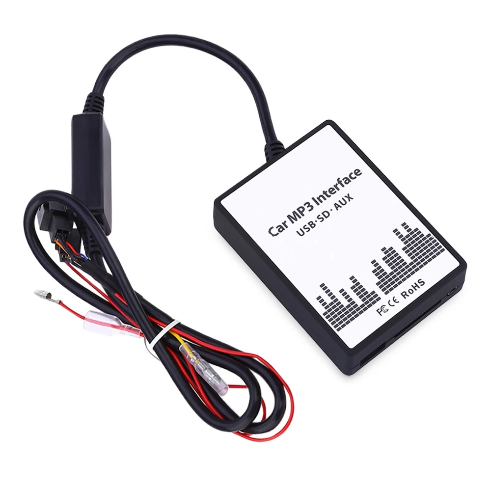 Автомобиль mp3 Интерфейс USB/SD кабель для передачи данных аудио цифровой cd чейнджер