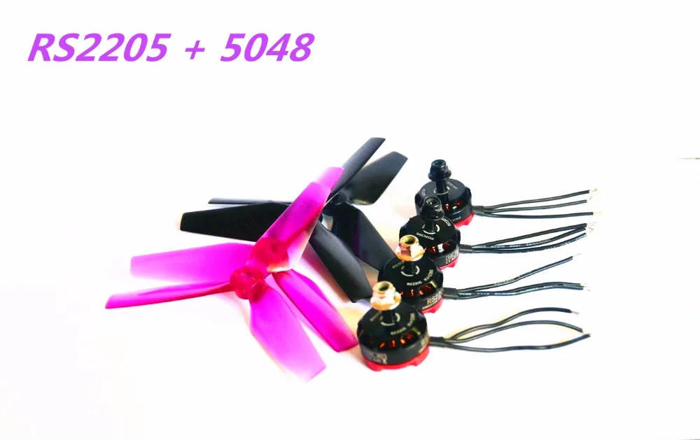 RS2205 2205 2300KV CW/CCW бесщеточный двигатель + 5048 5045 Пропеллер для QAV210 QAV250 H250 QAV R RC FPV