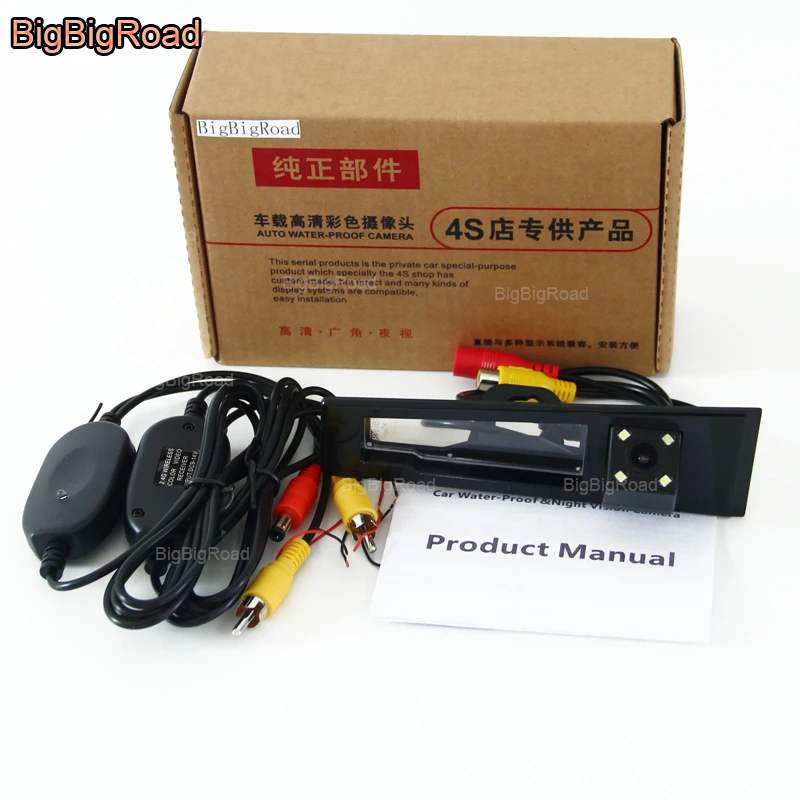 BigBigRoad For Cadillac CTS / SLS STS 2007 2008 2009 2010 2011 2012 2013 2014 Wireless Camera Car Rear View Reversing | Автомобили и