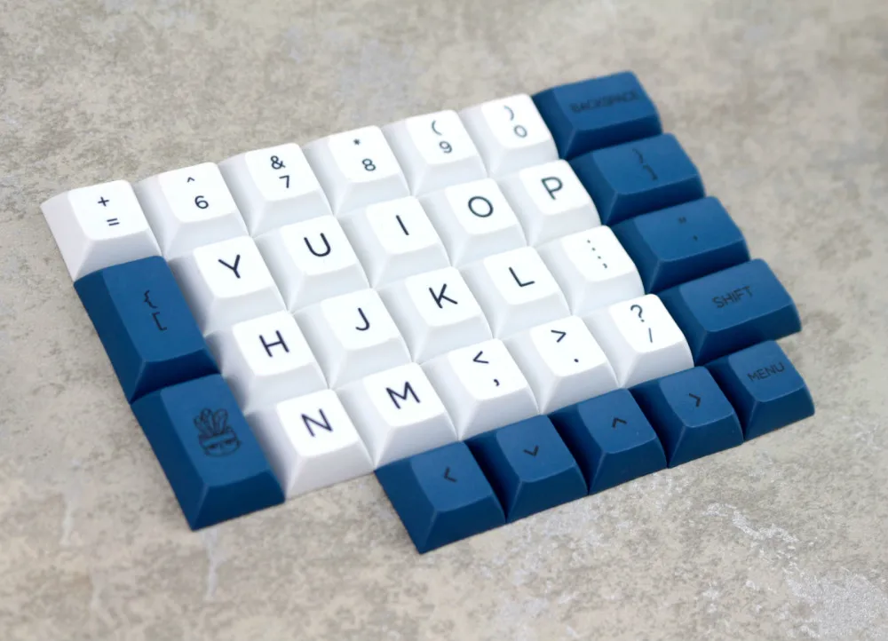 MP Ergo DSA 95 клавиш PBT краситель-сублимация Keycap Cherry MX Переключатель keycaps для проводной USB Механическая игровая клавиатура