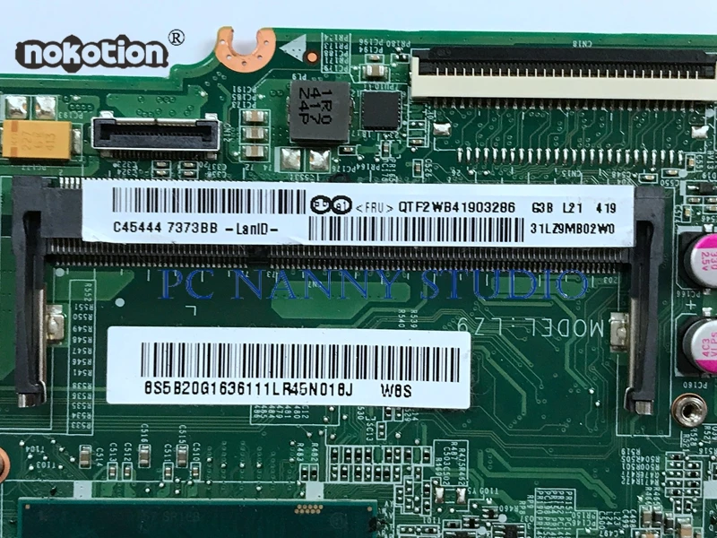 Материнская плата PCNANNY DA0LZ9MB8G0 для Lenovo IdeaPad U530 Core i7-4510U NVIDIA 2 ГБ DDR3 ноутбука |