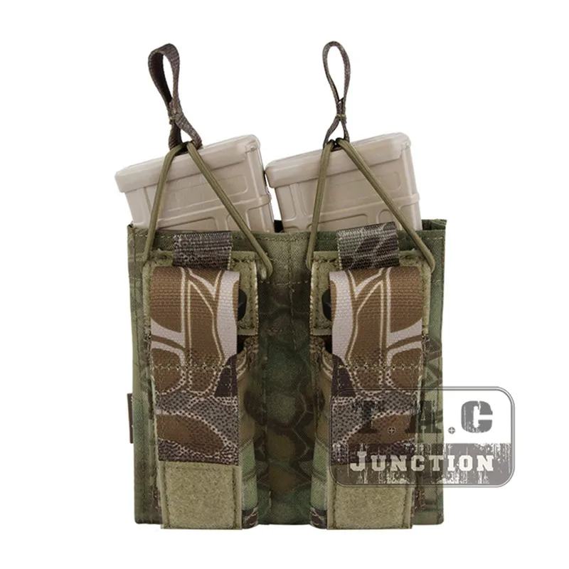 MR Emerson Тактический 5,56& пистолет модульный подсумок EmersonGear двойной открытый MOLLE/PALS Военная стрельба Mag Чехол кобура - Цвет: MR