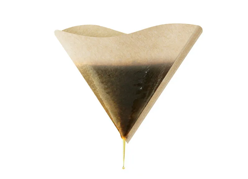 Япония Импорт Hario V60 фильтр для кофе 01 02 графа Кофе натуральный бумажный фильтры для 4 стаканов для бариста VCF-01-100 капающая бумага