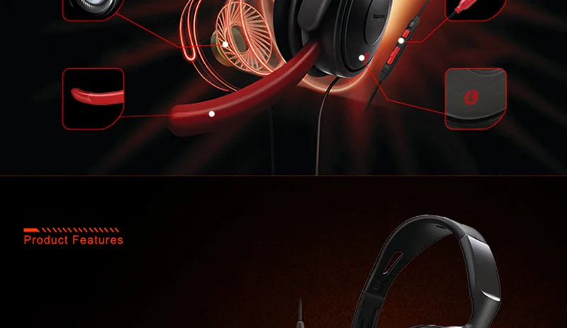 Philips SHG7980 проводные наушники Поддержка видео и игры wiht 3,5 мм разъем микрофонный провод управления для видео-чата официальный тест