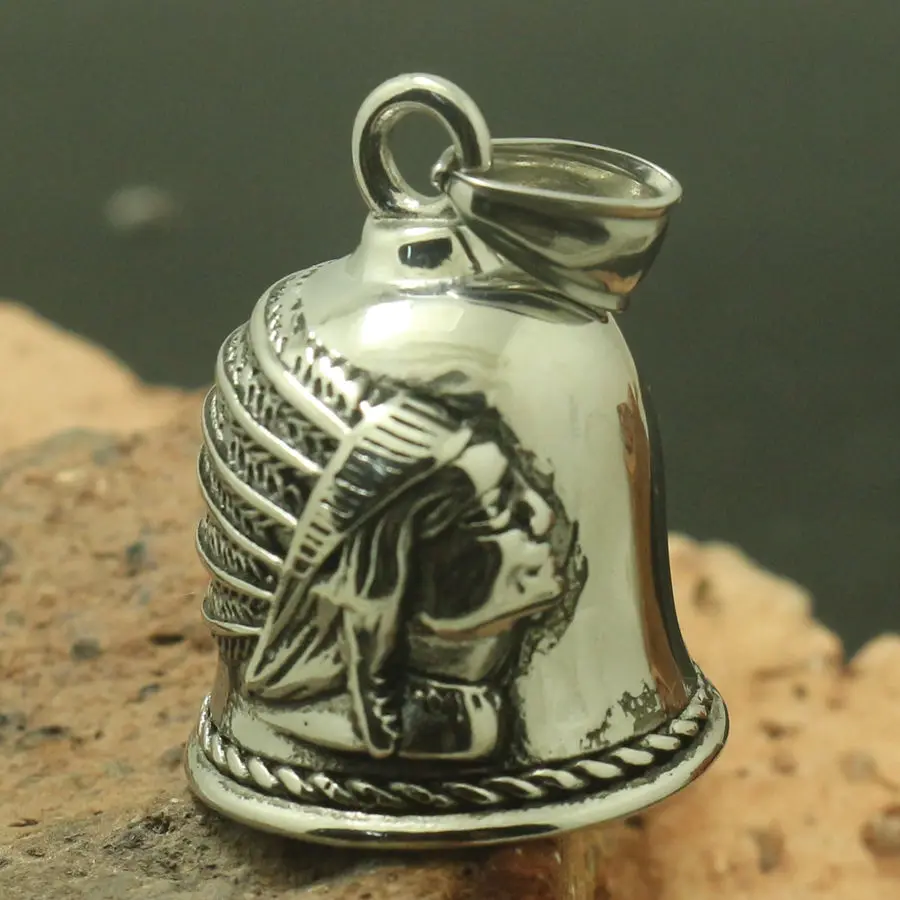 Подвеска в виде колокольчика из нержавеющей стали 316L|bell pendant|pendants wholesaleindian silver