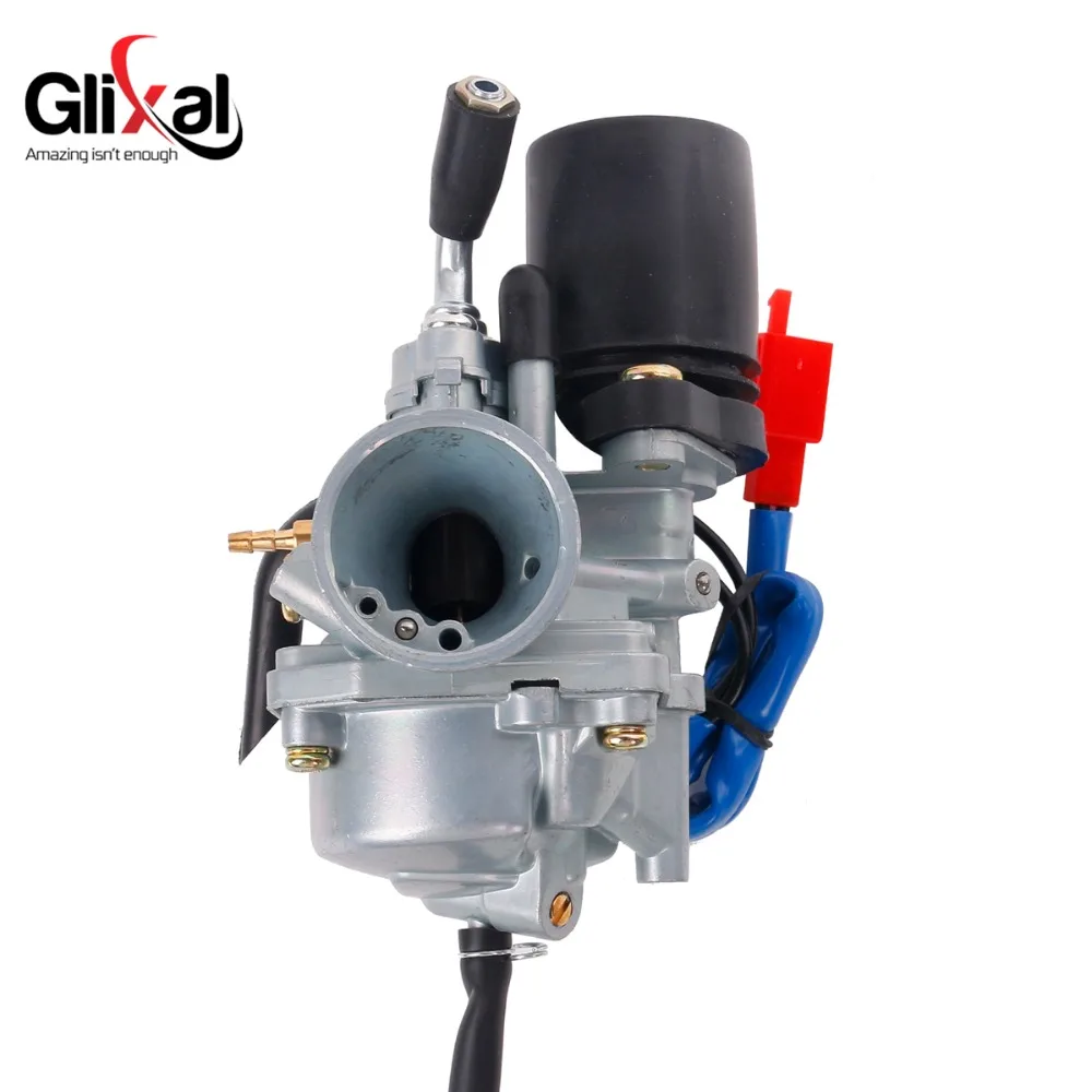 Карбюратор Glixal 1PE40QMB Jog 50cc 72cc 90cc 19 мм с электрическим дроссером для 2 х тактного