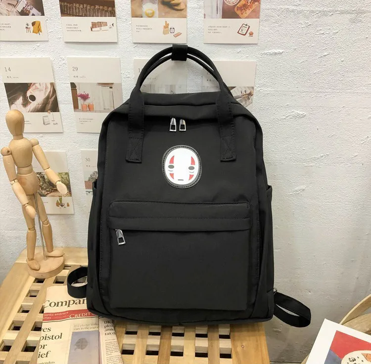Холщовые школьные сумки,, корейский милый рюкзак с принтом из мультфильма для девочек-подростков, школьная сумка, модная женская сумка для книг, большая сумка для ноутбука, Mochila