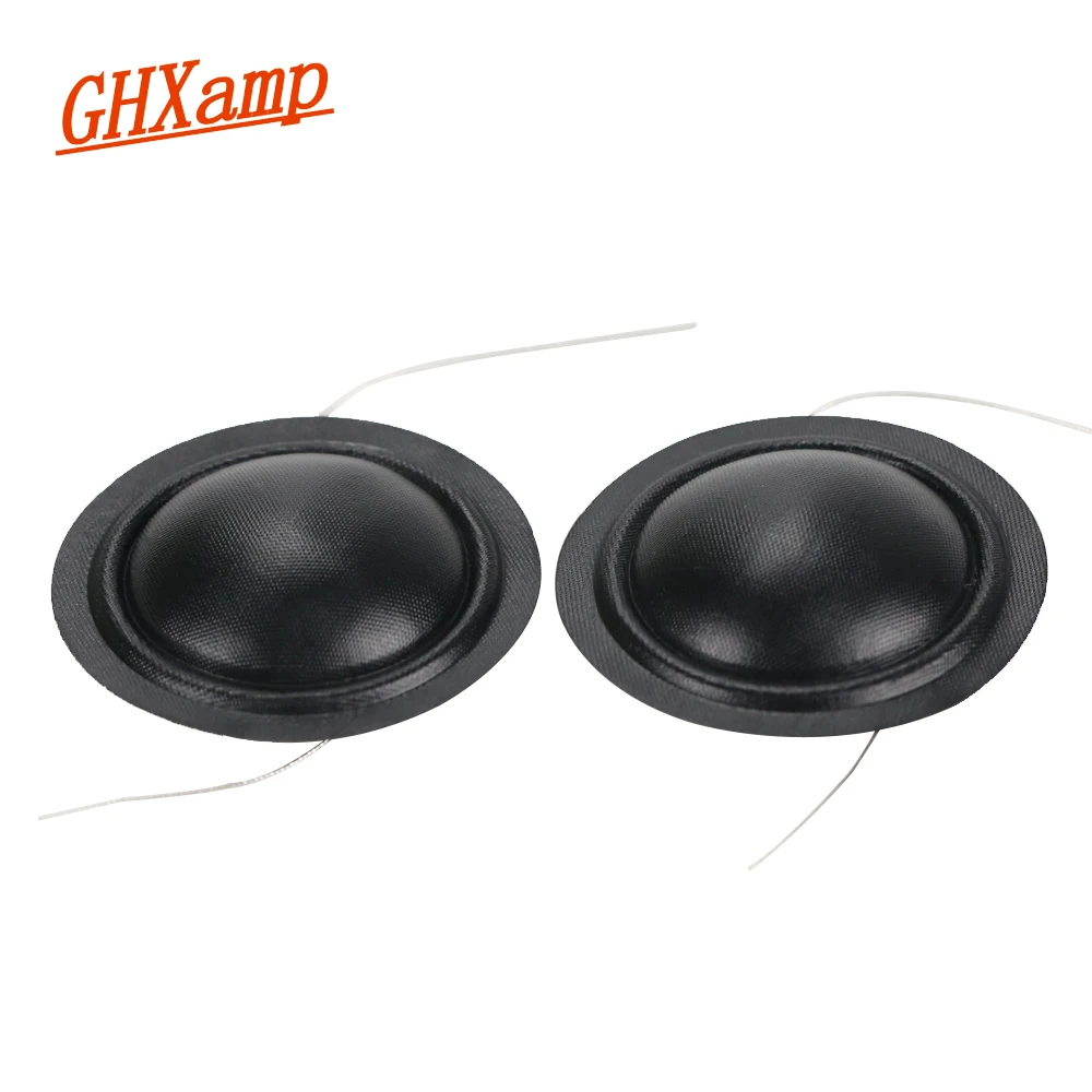 1" inch Dome Tweeters Voice Coil Silk Diaphragm Universal 25.5 Core Two Side Wires Treble Speaker Repair 4.1-8OHM for Hivi 2PCS images - 6