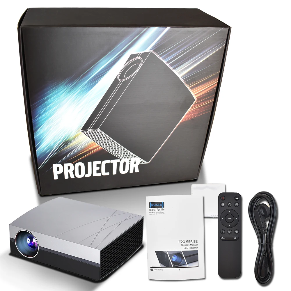 Salange F20 светодиодный проектор опционально для android устройств поддержки 4 K AC3 4000