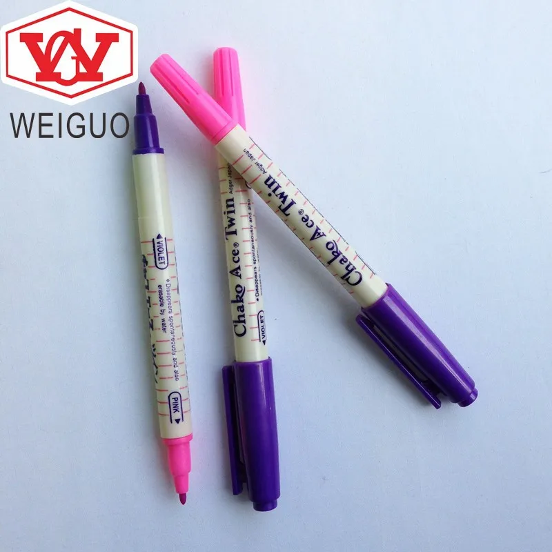 Двойная выцветающая ручка Adger гидролизная розовая фиолетовая|pen f|pen pinkpen erasable |
