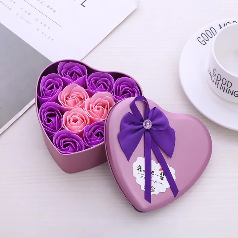 

Artificial Flowers Rose Gift Box Fake Flowers Romantic Valentine's Day Mother's Day Birthday gift Wedding Simulation Flower