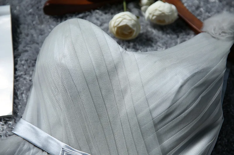 FOLOBE 5 видов стилей платья для девочек серые летние вечерние с открытой спиной