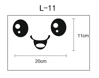 Бесплатная доставка наклейки для туалета с глазами смайлика украшения дома