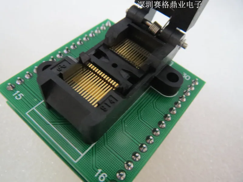 SSOP30/DIP30 TSSOP30 IC51-0302-914 Burn-in Socket gold plating IC testing seat Test test bench |