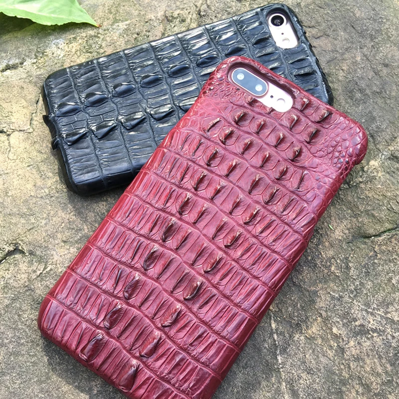 8 видов цветов чехол из натуральной крокодиловой кожи для iPhone 4 7 '' iPhone8 Plus 5