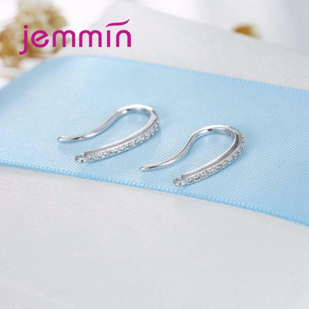 Модные серьги 2 шт./лот из микро циркона с камнями для женщин украшения сделай сам