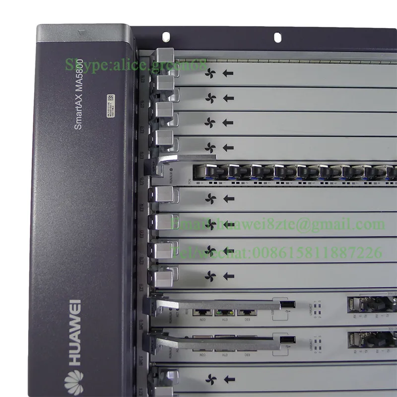 Оригинальный Hua wei OLT MA5800 X17 с 2 MPLA и * силовая плата PILA + 1 GPSF или GPHF|Сетевые шкафы| |
