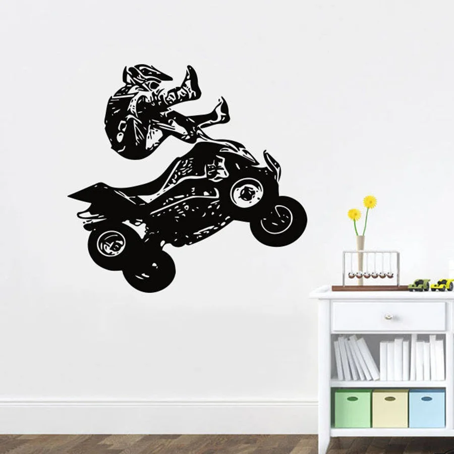 Наклейка на стену для квадроциклов экстремальных видов спорта|Наклейки стену| |