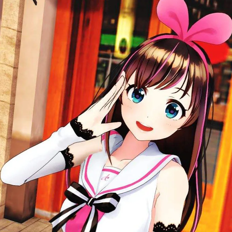 Kizuna AI костюм для косплея популярный Virtual Youtuber комплект ролевых игр топы + шорты