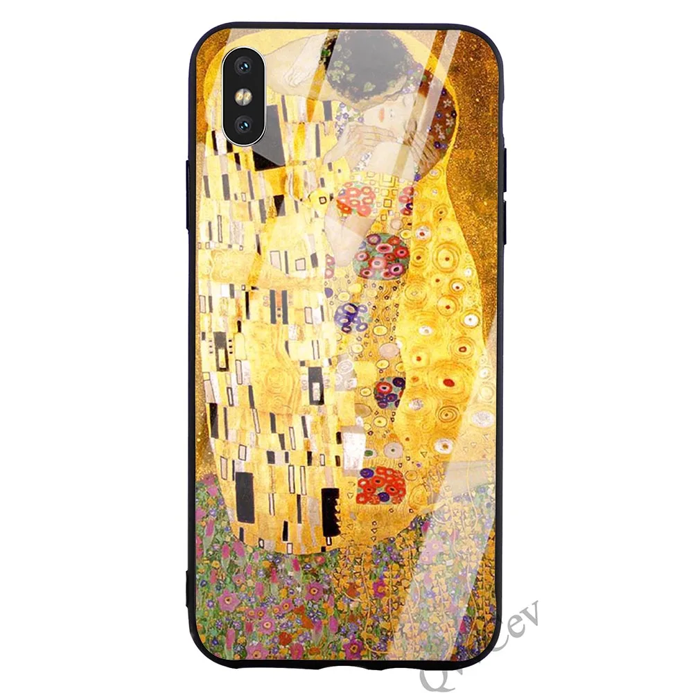 K0524702 Противоударный чехол Kiss by Gustav Klimt чехол из закаленного стекла для телефона для iPhone Xs Max 11 pro чехол X 6 6S XR 8 Plus 7 5S 5 SE - Цвет: K0524702