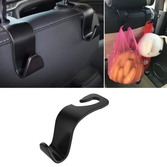 QILEJVS Universal Auto SUV Rücksitz Kopfstütze Aufhänger Lagerung Haken Für  Lebensmittel Tasche Handtasche - AliExpress