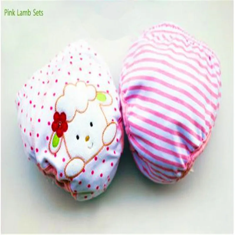 2 шт./лот 4 слойные водонепроницаемые детские тканевые подгузники шорты для