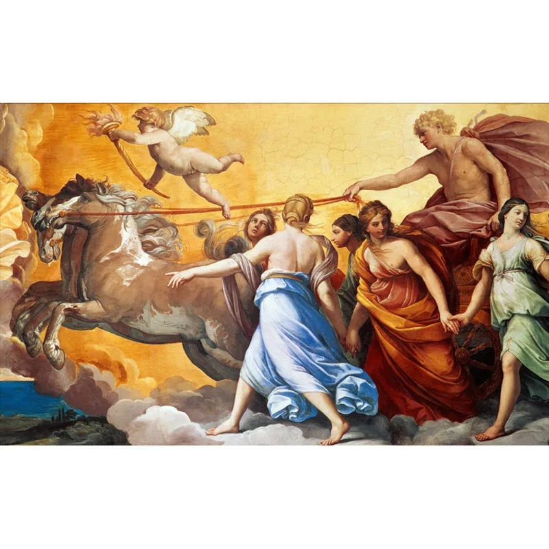 Винтажная настенная Бумага Европа масляные краски фотобумага бумага для