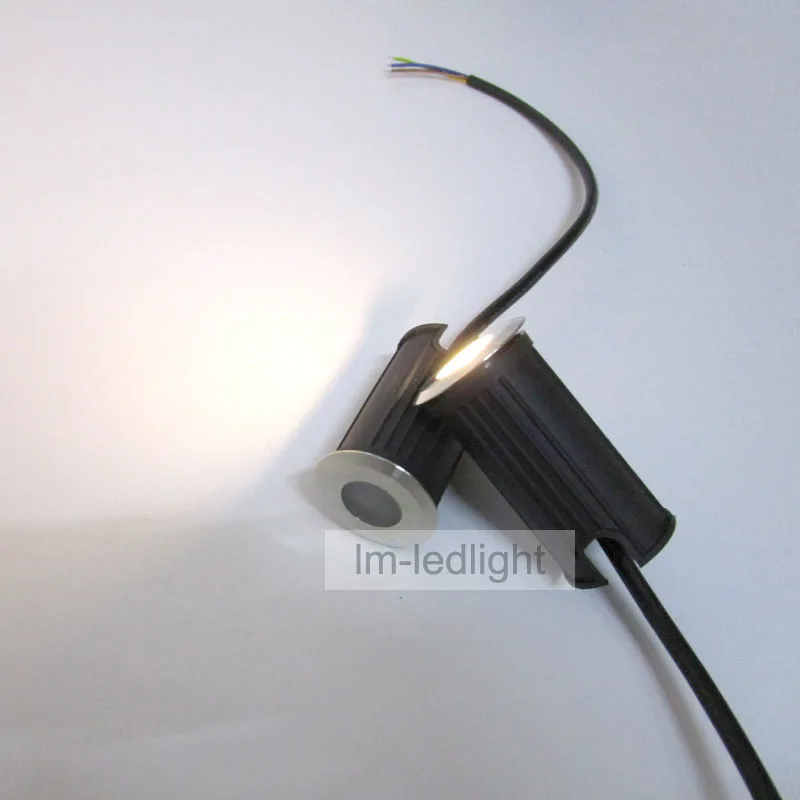 12V led шаг свет открытый dia42mm Bridgelux 45mil LED подземный белый синий розовый Пол точечное