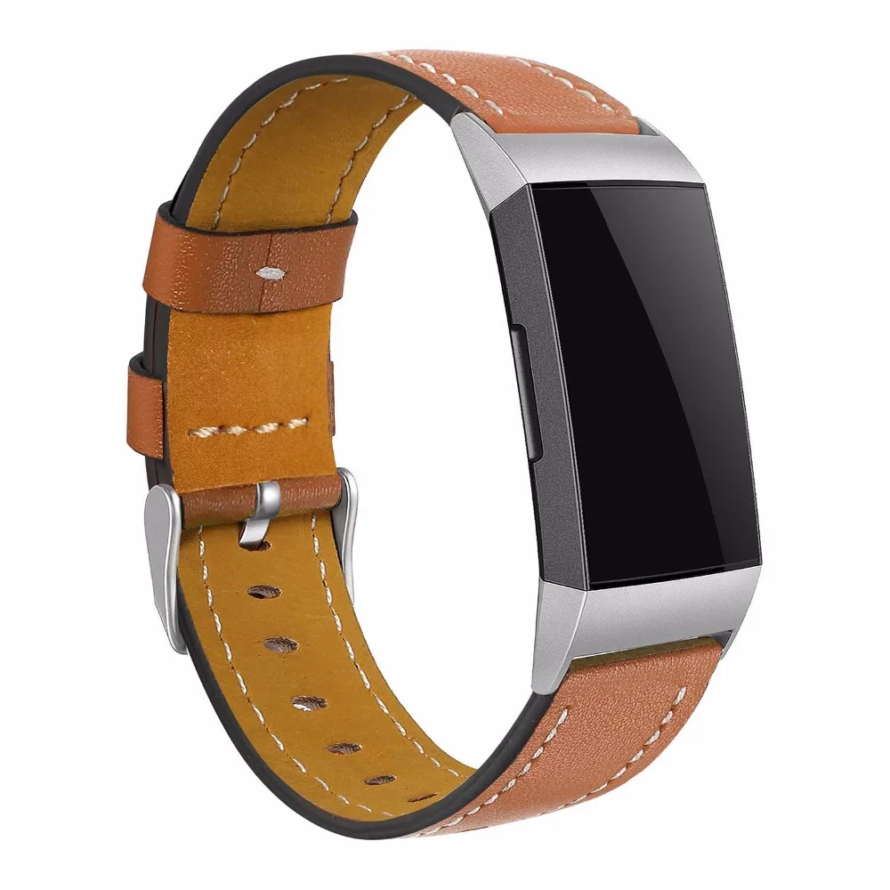 Замена для Fitbit Charge 4 модные ремешки с кожаными ремешками Сменные Смарт-часы