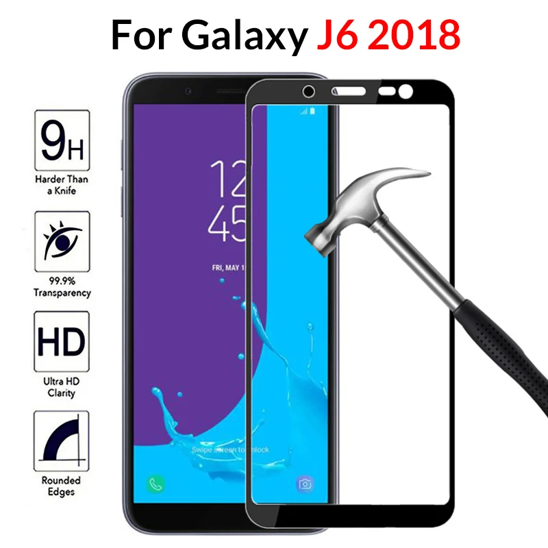 Экран протектор для samsung Galaxy J6 плюс 2018 закаленное Стекло A7 J600 J6Plus безопасности