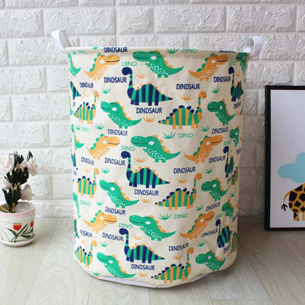 Корзина для белья коробка хранения игрушек супер большой мешок хлопковая
