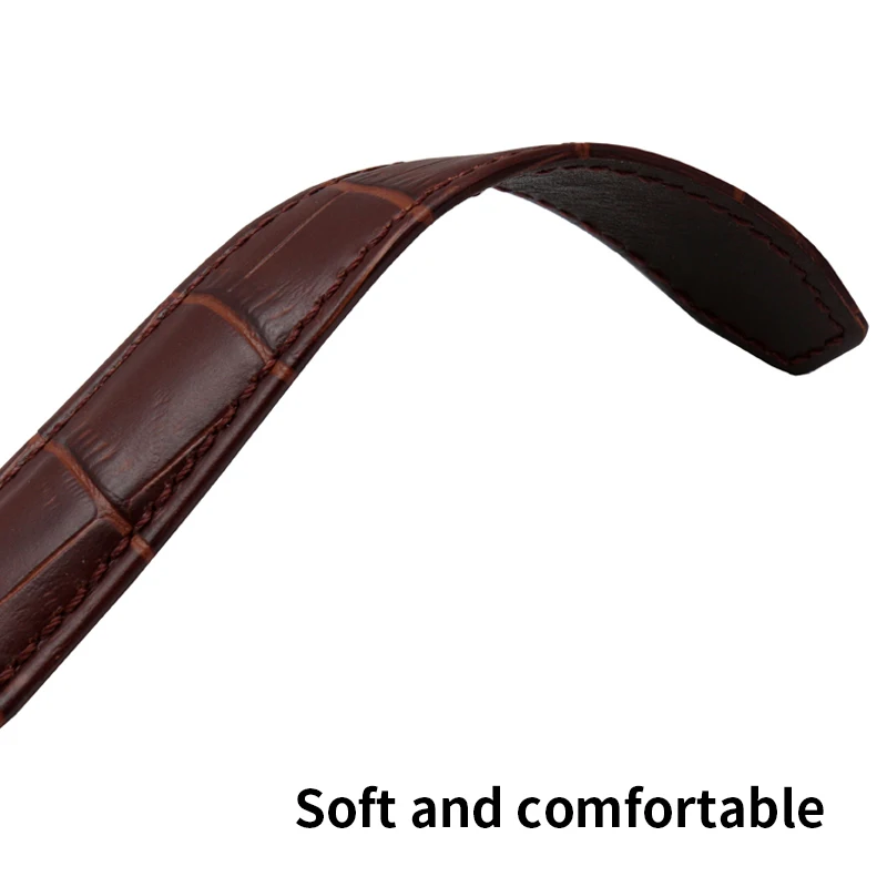 

YQ 20*18mm 22*18mm Genuine Calf Leather Watch Band For Maurice Lacroix Strap Watchband for Pontos MP Black Brown with Tools