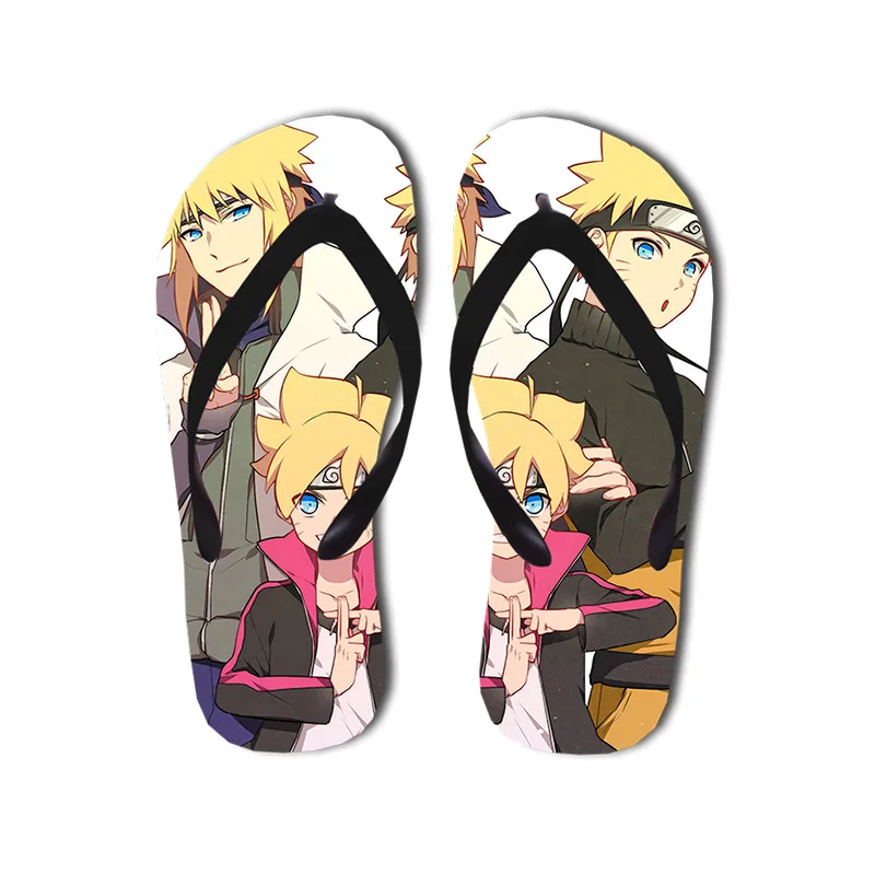 BORUTO -NARUTO THE MOVIE Uzumaki Boruto Men Women flip-flops Cosplay Geta Clogs Slippers Japanese Paulownia Wooden Shoes | Тематическая