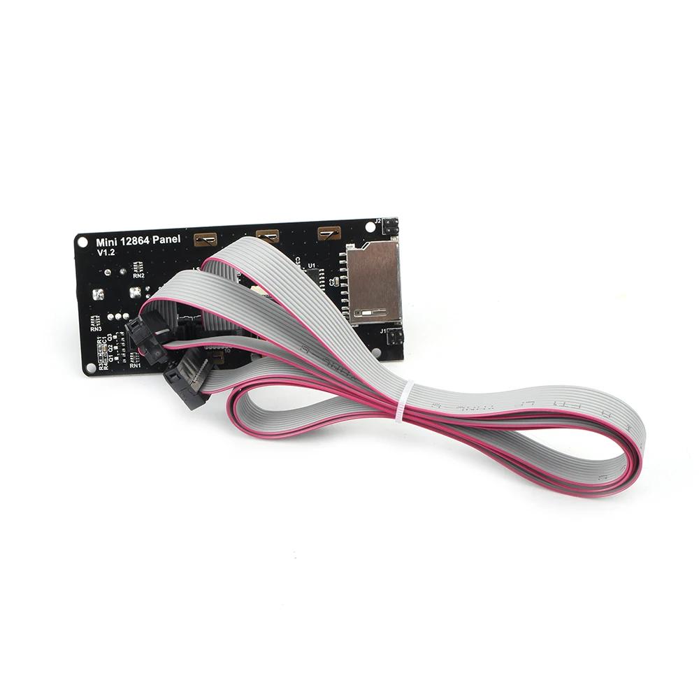 Type C mini 12864 v1.2 MINI12864 ЖК-экран Смарт-дисплей черный на белом поддерживает Marlin DIY с sd-картой аксессуары для 3d принтера