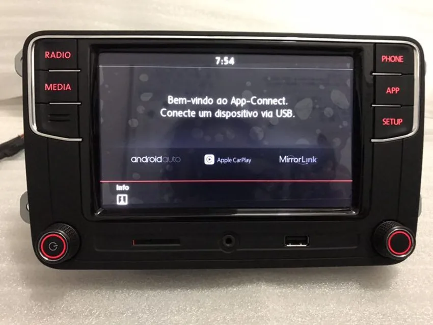 Android Auto CarPlay приложение R340G RCD330 RCD330G плюс 6 5 &quotMIB автомобильный радиоприемник для